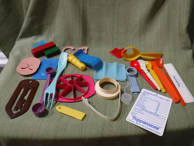 Vintage Tupperware Hostess Party Gadgets Lot (27) All but 2 Never Used- 