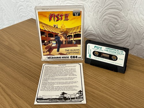 Melbourne House Fist 2 / II Commodore 64 - Working -👽👾Retro Gift Idea👾👽