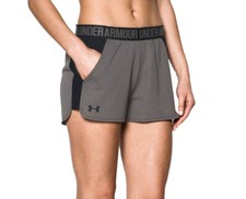 Women Under Armour Play Up 2.0 3 In Running Shorts Size XS grey