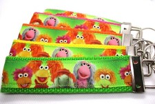 Fraggle Rock Ribbon on Strong Webbing Key Fob, Keychain, Wristlet Muppets 