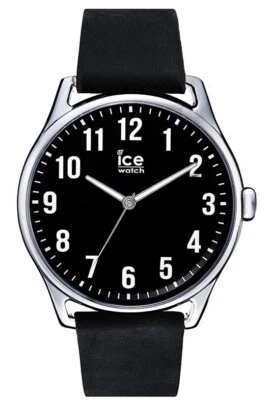 Ice-Watch ICE TIME 013043 Black Large Uhr Herrenuhr Lederband schwarz NEU K10 - Bild 1 von 3