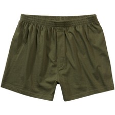 Brandit Boxershorts Men's Army Shorts Combat Loose Fit Cotton Underwear Olive