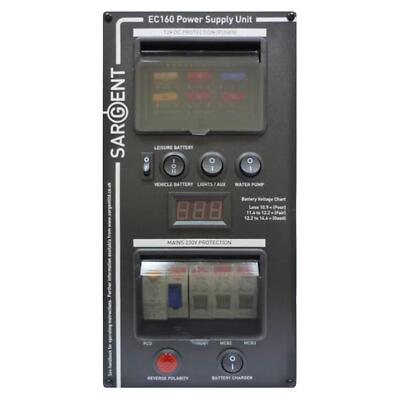 SARGENT EC160 VERTICAL PMS 230V 12V BATTERIELADEGERÄT CARAVAN CAMPERVAN WOHNMOBIL