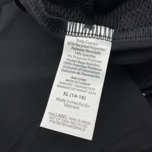 XL Athletic Works Woven Pants Boys Size 14 -16 Black Polyester Active Pull On - Picture 5 of 5