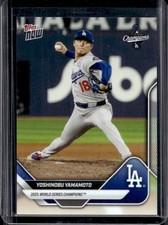2025 Topps Yoshinobu Yamamoto World Series Champions #WS-10 Dodgers