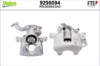 FTE Bremssattel Neogen 9298094 Aluminium FüR Toyota Auris Corolla VAN NRE150 VVT