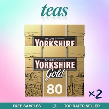 Yorkshire Tea Gold 160 Bags | Premium Assam Black Tea | Smooth & Malty