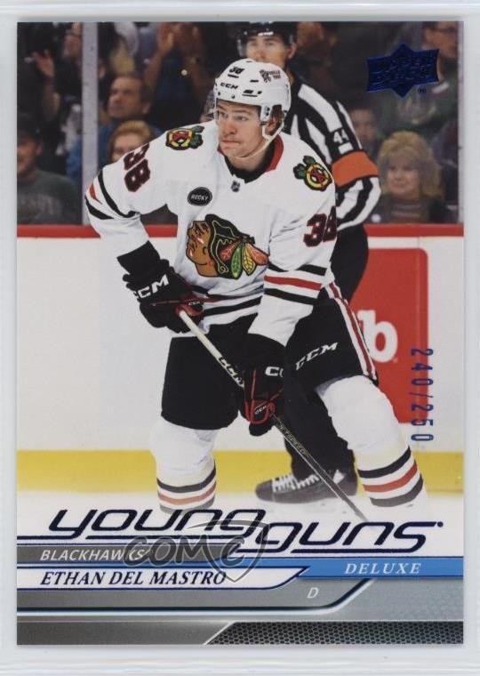 2024 Upper Deck Series 1 Young Guns Deluxe /250 Ethan Del Mastro #221 Rookie RC