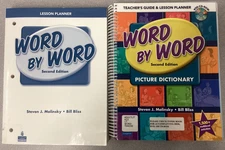 Word by Word Lesson planner/Teachers Guide Picture Dictionary