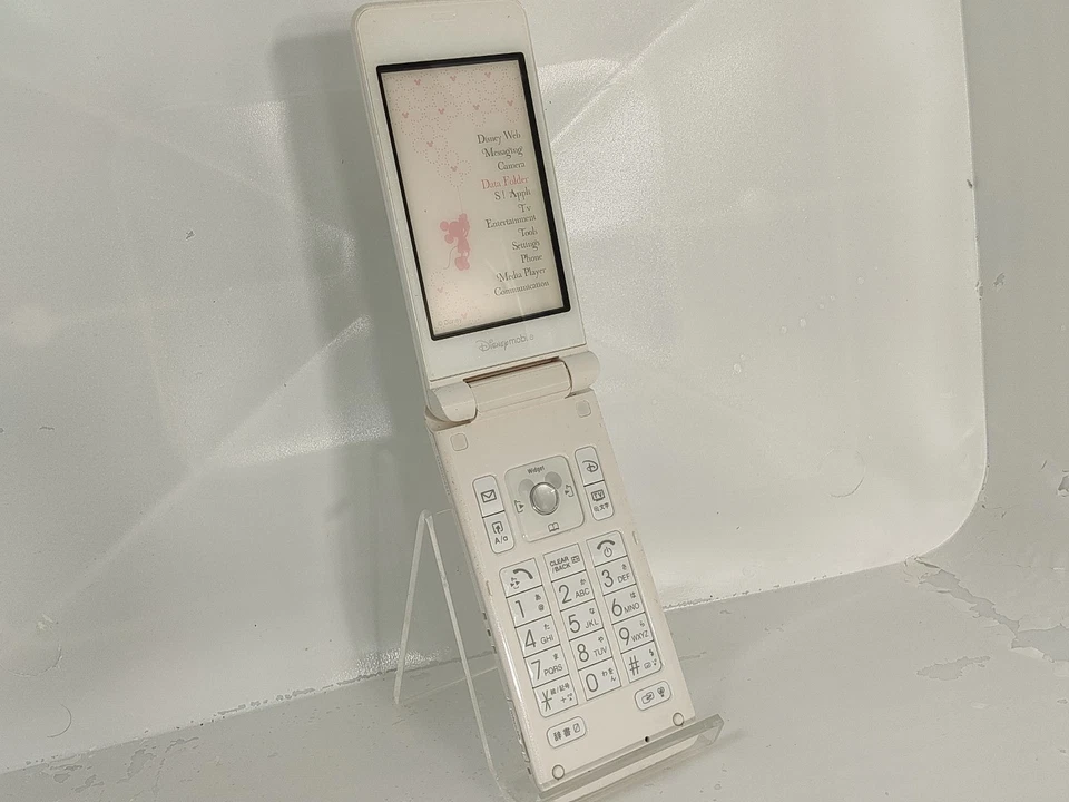 【dummy!】 DisneyMobile-Japan DM004SH （color white） non-working cellphone - Image 2 of 3