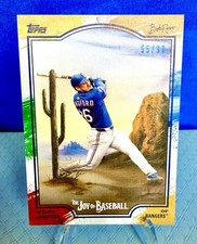 2025 Topps X Bob Ross the Joy of Baseball - Wyatt Langford #37 Paint Splatter...
