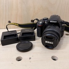 Nikon D3300 DSLR Digital Camera with AF-P DX NIKKOR 18-55mm f/3.5-5.6G Lens EUC