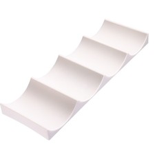 Plastic Wine Rack Organizer for Kitchen Countertop Secure 10 up Bottles