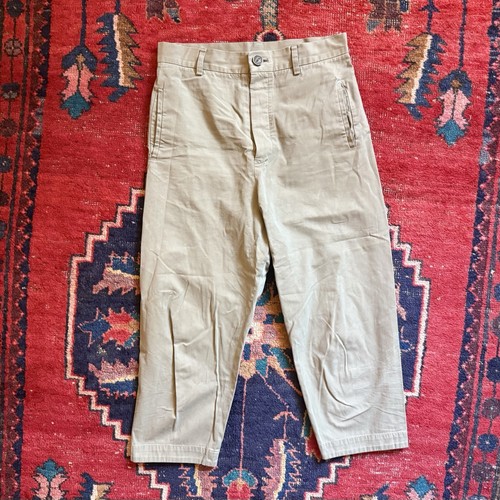 ARTS & SCIENCE Cropped Green Chino Pants - 0 XS - Japan Quiet Luxury