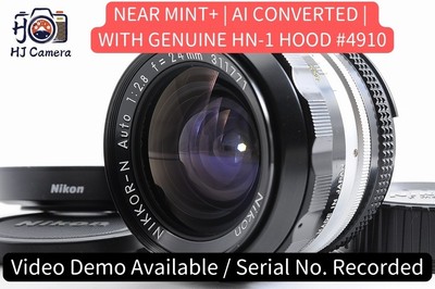 [NEAR MINT+] Nikon NIKKOR-N Auto 24mm f/2.8 AI MF Weitwinkelobjektiv mit...