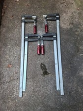 2 x 2 Schraubzwingen 800 x 120 und 500 x 120, gebraucht