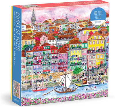Galison Colors of Porto   500 Piece Michael Storrings Jigsaw Puzzle SEALED NEW