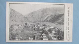 1900's Empire Colorado Colorado & Southern Ry Real Photo Advertising Card