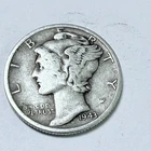 1943 S MERCURY DIME *90% SILVER, Circulated Coin, Free Shipping #6700