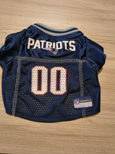 Pets First NFL Blue New England 'Patriots'  Dog Jersey X Small Super Cute 