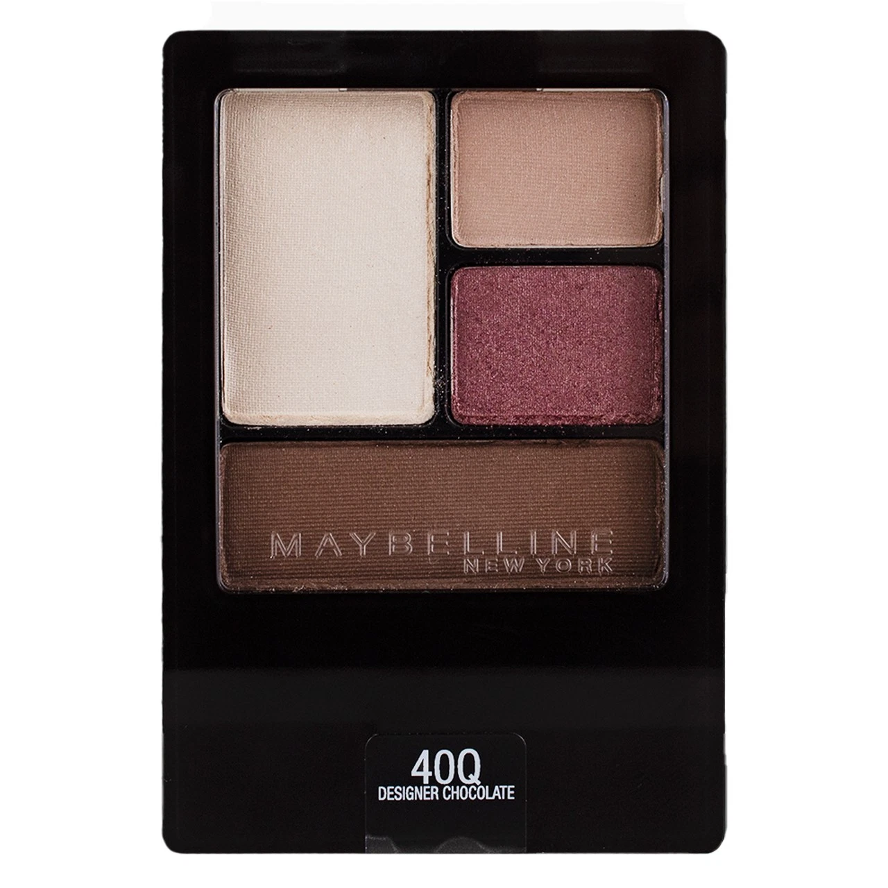 3 Pack Maybelline Expert Wear Eyeshadow Quads, Designer Chocolates 40Q, 0.17 oz