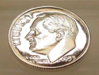 1953 Gem  Proof  "EYE CANDY" Dime 90% Silver Blazing Luster  #308 ~ 11