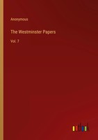 Anonymous | The Westminster Papers | Taschenbuch | Englisch (2024) | Vol. 7