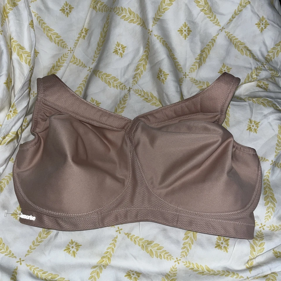Sujetador Glamorise RN 15564 Beige Sport Elite Performance Sin Alambres Talla 38H Nuevo sin Etiquetas Foto 2 de 3
