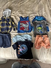 Lot Of 7 Boys Clothes T-Shirts  shorts Pieces SUMMER Size 3T Name Brands