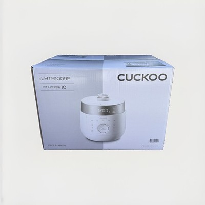 NEW Cuckoo CRP-LHTR1009F 10 Cup IH Twin Pressure Rice Cooker, White