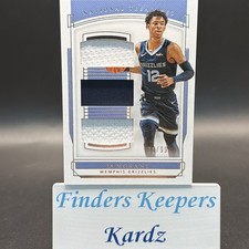 2019-20 National Treasures Rookie Triple Materials 71/99 JA MORANT #RTM-JMT