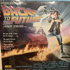 Vintage 1985 Back to the Future Laser Disk Michael J Fox Steven Spielberg