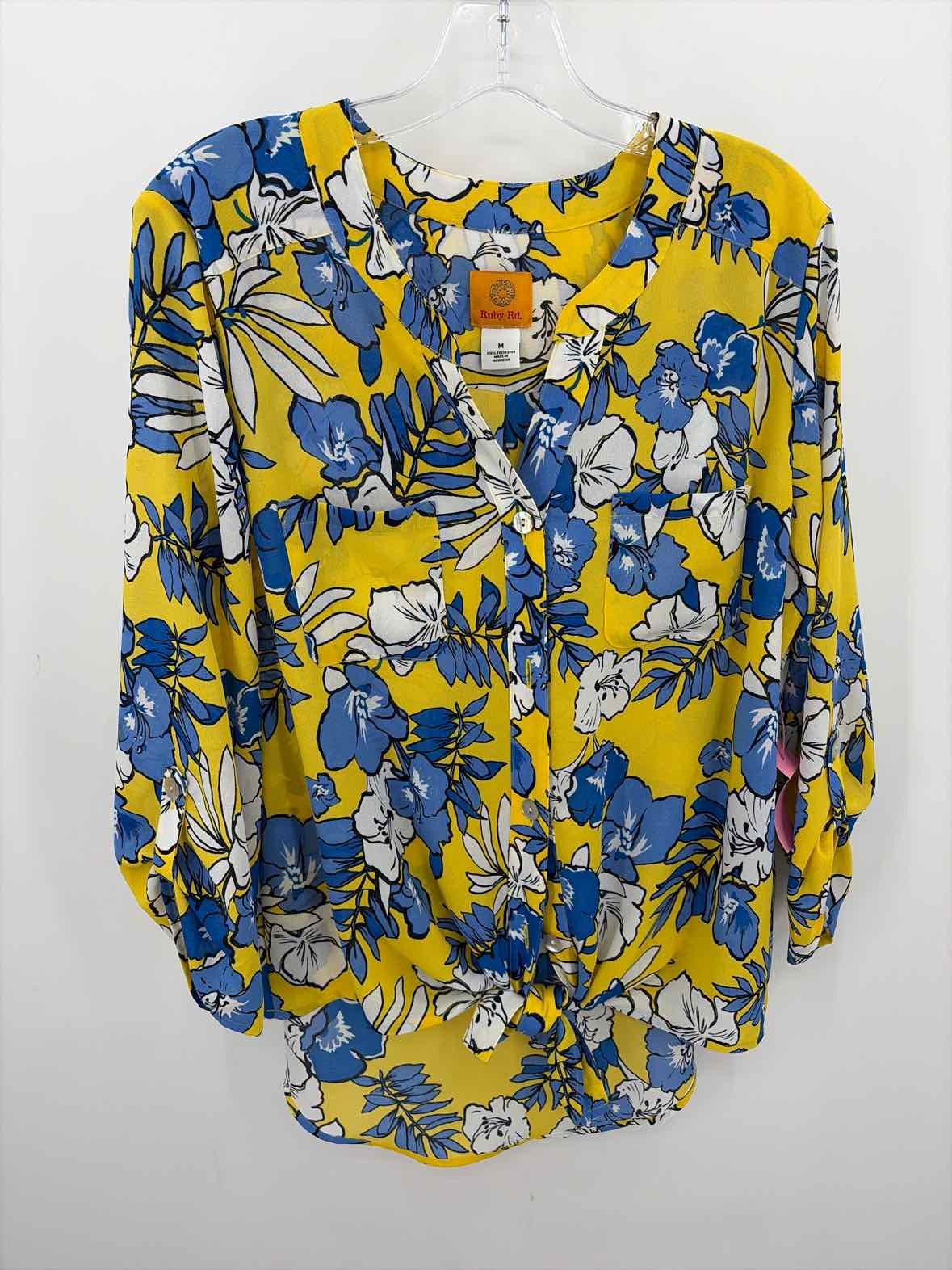 Pre-Owned Ruby Road Yellow Size Medium Floral Lon… - image 1