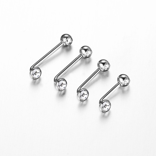 1 Pc 14G Titanium Crystal Christina Piercing VCH Piercing Women Genital Jewelry - Picture 10 of 19