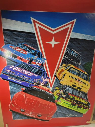 Richmond International Raceway Pontiac 1994 Poster Vtg