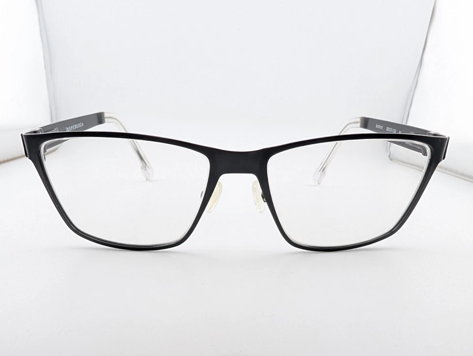 Gafas Republica, solo marcos, Bedford, 58-17-150 BK, metal/plástico, negras Foto 2 de 4
