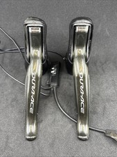 PRIMA GENERAZIONE Leve Freno Cerchio Shimano DURA ACE DI2 ST-7970 2x10 USATE BUONE