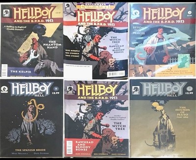 Mixed Hellboy Lot Of 6.  Dark Horse Comics Hellboy And The BPRD &Hellboy In Hell
