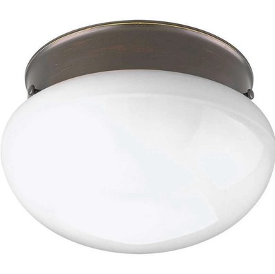 Progress Lighting P3408-20 1-Light Close-To-Ceiling Fixture, Antique Bronze