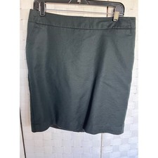 Classic Black Pencil Skirt Professional Office Wear Knee Length Size 10