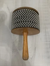 Wood Afuche Cabasa, Lightly Used Fun Musical Instrument - Good for Sound Effects