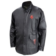 Black Stallion JL2035-BK BSX® Contoured Grain Pigskin Welding Jacket, Medium