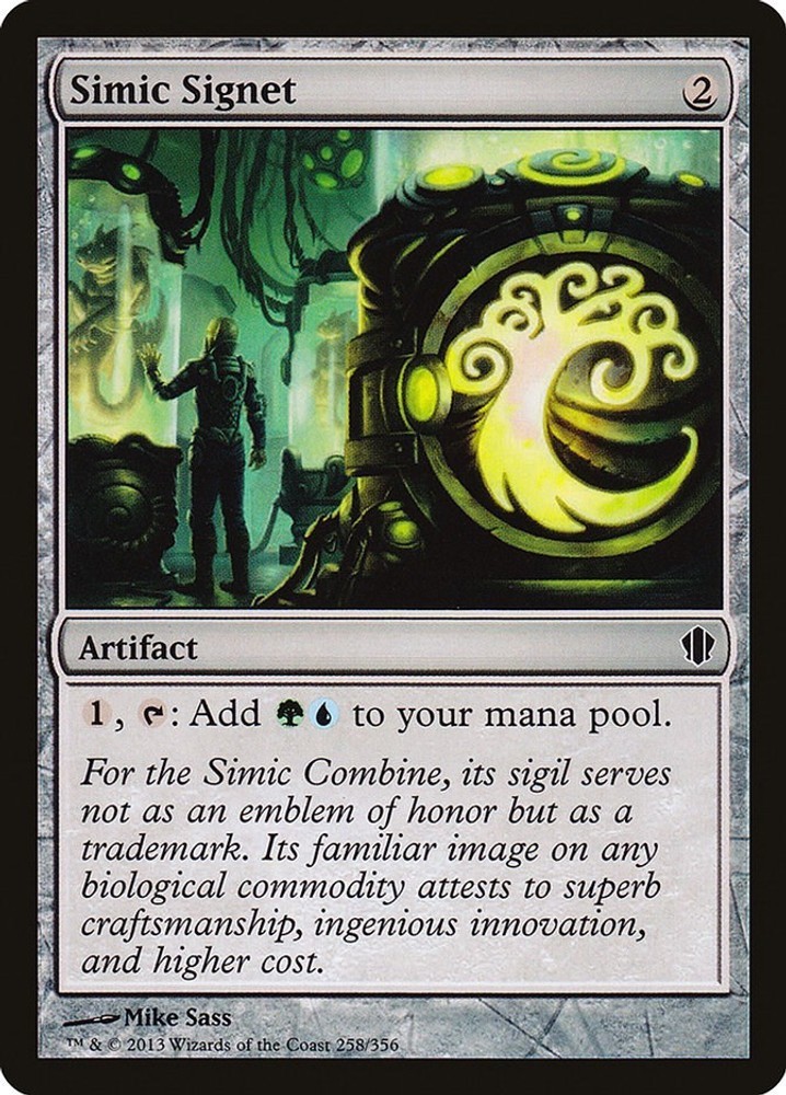 Simic Signet - 258 - Commander 2013 - LP