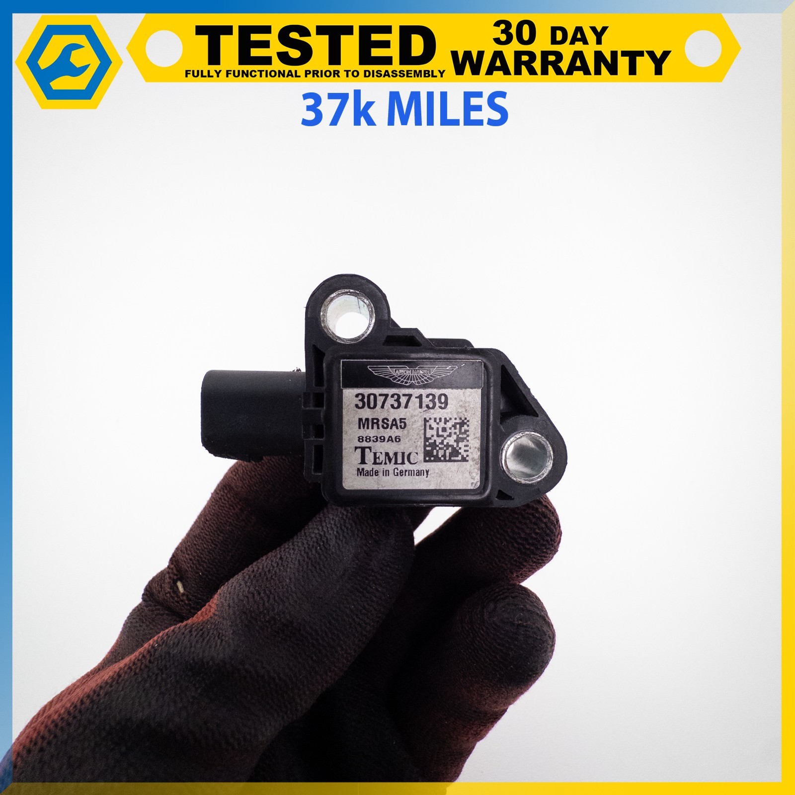 05-12 ASTON MARTIN DB9 DBS V8 VANTAGE CRASH OCCUPANT RESTRAINT SENSOR OEM