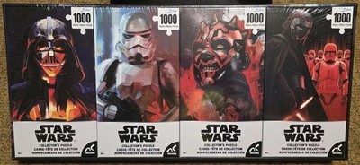 Disney Novelty Star Wars 1000 Piece Each Puzzles Lot of 4 New NIB