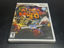 Attack of the Movies 3-D 3D Nintendo Wii🔥Fast Shipping🔥Sealed w/ 3D Glasses