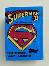 1980 Topps Superman 2 Complete Trading Card Set (88) Near Mint/Mint w Wrapper!