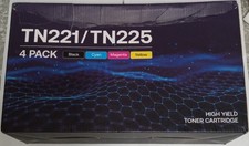 Toner TN221 TN225 Compatible Cartridge 4-Pack HY for Brother MFC9130CW