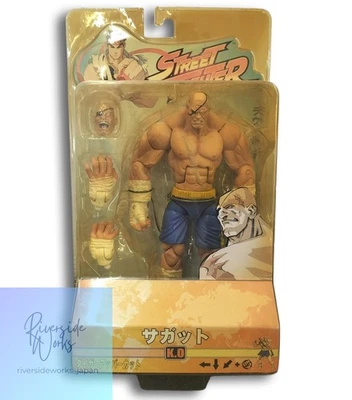 SOTATOYS Sagat Street Fighter figura de acción ronda 1 coleccionable - Imagen 1 de 4