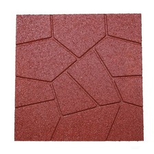 RevTime Dual-Side Garden Rubber Paver 16x16 for Patio Paver, Step Stone and Walk
